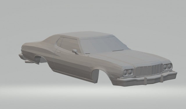 torino 74 3D 打印模型 .c4d .max .obj .3ds .fbx .stl .blend 