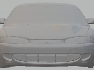 mitsubishi eclipse 1995 3D Print Model