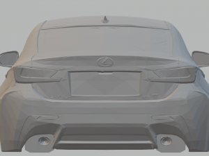 lexus rc f 3D प्रिंट मॉडल