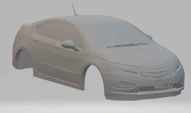 chevrolet volt 3D-printmodel .c4d .max .obj .3ds .fbx .stl .blend 