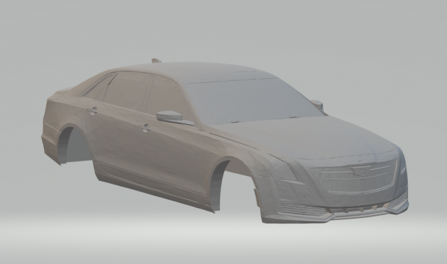 cadillac cts6 Model Cetak 3D .c4d .max .obj .3ds .fbx .stl .blend