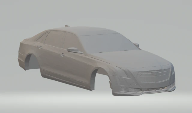cadillac cts6 3D Print Model .c4d .max .obj .3ds .fbx .stl .blend 