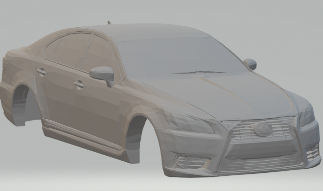 lexus ls 400 3D Print Model .c4d .max .obj .3ds .fbx .stl .blend