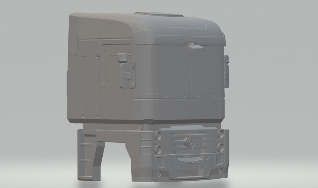 renault magnun 3D-Druckmodell .c4d .max .obj .3ds .fbx .stl .blend 