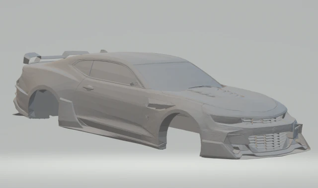 camaro 2016 bumblebee transformers 3D Print Model .c4d .max .obj .3ds .fbx .stl .blend 