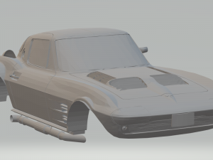 1966 corvette grand sport 3D Принт Модель