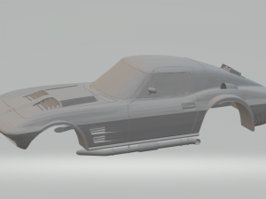 1966 corvette grand sport 3D Принт Модель