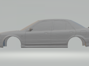 Mazda mazdaspeed familia 2001 3D Модель