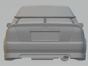 Mazda mazdaspeed familia 2001 3D Модель