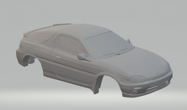 mazda mx3 3D Принт Модель .c4d .max .obj .3ds .fbx .stl .blend 