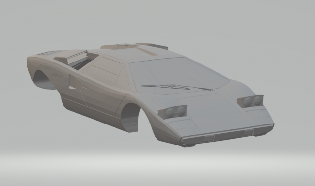 lamborghinicountach lp 400 Modèles 3D en vedette .c4d .max .obj .3ds .fbx .stl .blend 