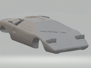 lamborghinicountach lp 400 3D Print Model
