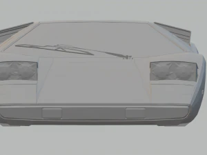 lamborghinicountach lp 400 3D Print Model