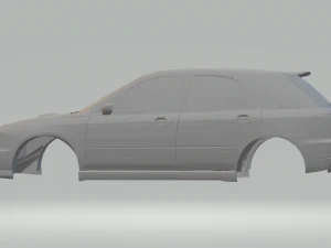 subaru impreza wrx sti wagon 2002 3D Print Model