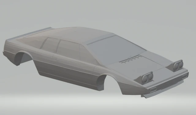 lotus espirit 3D Print Model .c4d .max .obj .3ds .fbx .stl .blend 