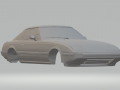 mazda rx7 1985 3D Baskı Modeli