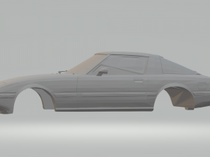 mazda rx7 1985 3D-printmodel