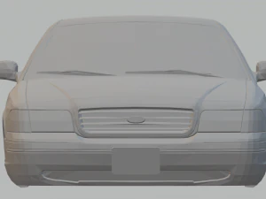 crown victoria sedan 3D Print Model