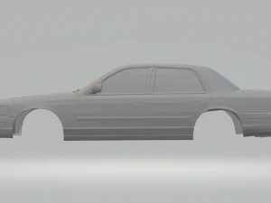 crown victoria sedan 3D Print Model