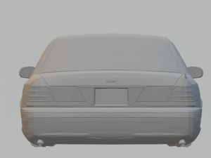 crown victoria sedan 3D-printmodel
