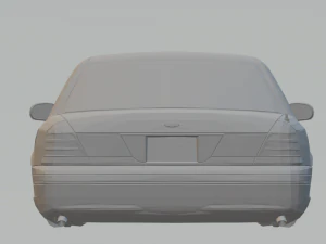 crown victoria sedan 3D Print Model