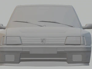 peugeot 205 wrc 3D Print Model