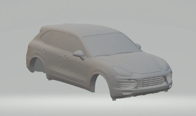 porshe cayenne turbo 2014 3D Print Model .c4d .max .obj .3ds .fbx .stl .blend