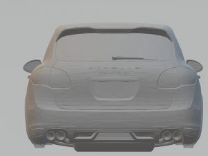 porshe cayenne turbo 2014 3D 打印模型