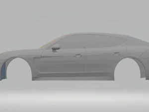 porsche panamera 3D Print Model