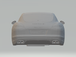 porsche panamera 3Dプリントモデル