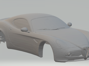 alfa romeo 8c 3D Print Model