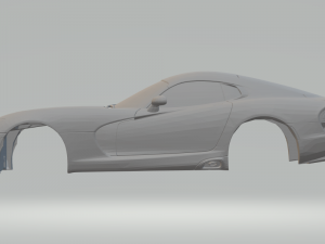 dodge viper edition gtc 2017 3Dプリントモデル