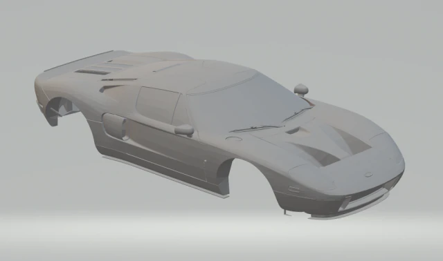 gt 40 2005 3D Print Model .c4d .max .obj .3ds .fbx .stl .blend 