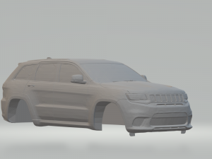 jeep grand cherokee trackhawk 2018 3D Print Model