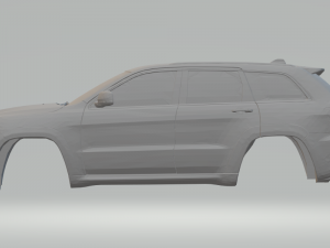 jeep grand cherokee trackhawk 2018 3D Print Model