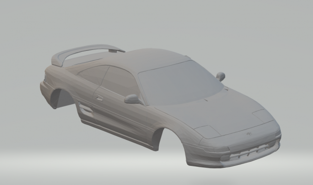 toyota mr2 3D Print Model .c4d .max .obj .3ds .fbx .stl .blend 