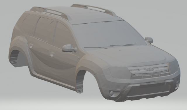 renault dacia duster 3D Print Model .c4d .max .obj .3ds .fbx .stl .blend 