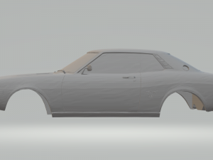 toyota celica gt 1976 3Dプリントモデル