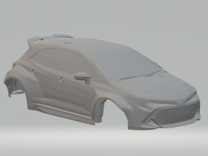 2019 toyota corolla hatchback drift 3D प्रिंट मॉडल