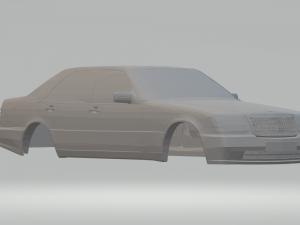 mercedes-benz - s-class 3D Print Model