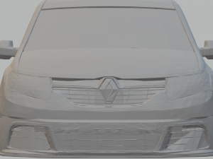 renault logan 3Dプリントモデル