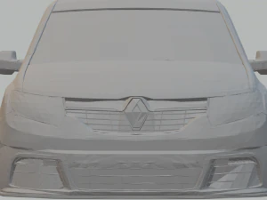 renault logan 3D Print Model
