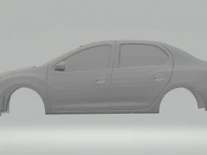 renault logan 3D Print Model