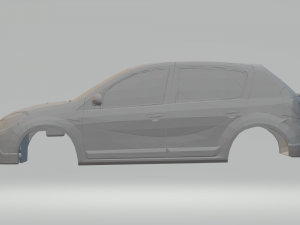 renault sandero 3D 打印模型
