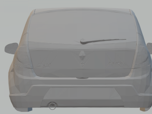 renault sandero 3D 打印模型