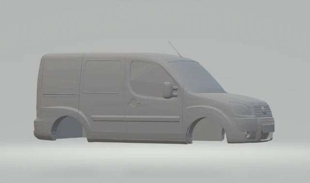 fiat doblo 3D Print Model .c4d .max .obj .3ds .fbx .stl .blend 