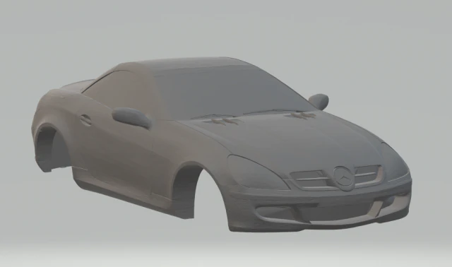 mercedes amg slk 3D Print Model .c4d .max .obj .3ds .fbx .stl .blend 