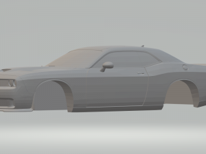 dodge challenger 3D 打印模型