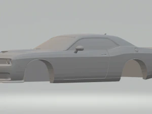 dodge challenger 3D Print Model