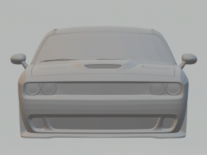 dodge challenger 3D 打印模型